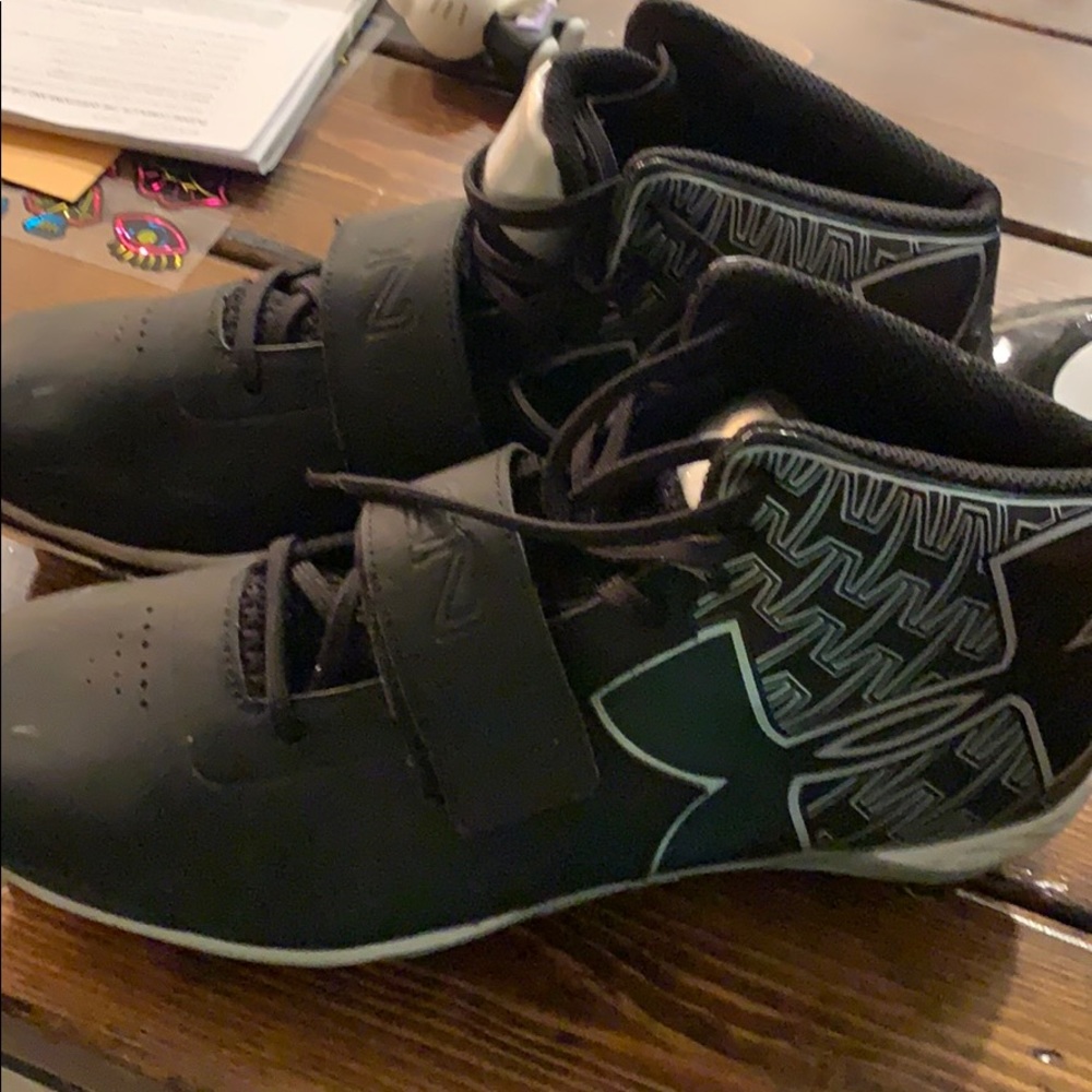 Under armor mid high cleats football